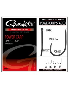 PRO POWER CARP SPADE END BARBLESS