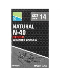 PRESTON INNOVATIONS NATURAL N-40 BARBED