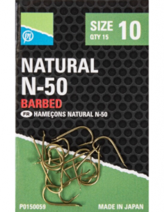 PRESTON INNOVATIONS NATURAL N-50 BARBED