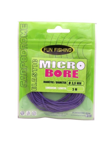 FUN FISHING MICRO BORE HOHLGUMMIBAND - 3m