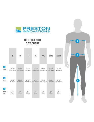 PRESTON INNOVATIONS DF ULTRA SUIT